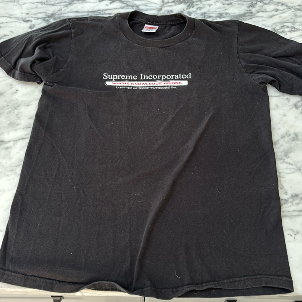 Supreme black shirt size S
